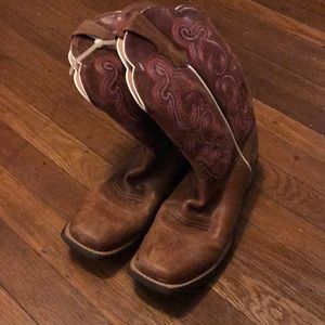 Ariat QuickDraw cowgirl square toe boots